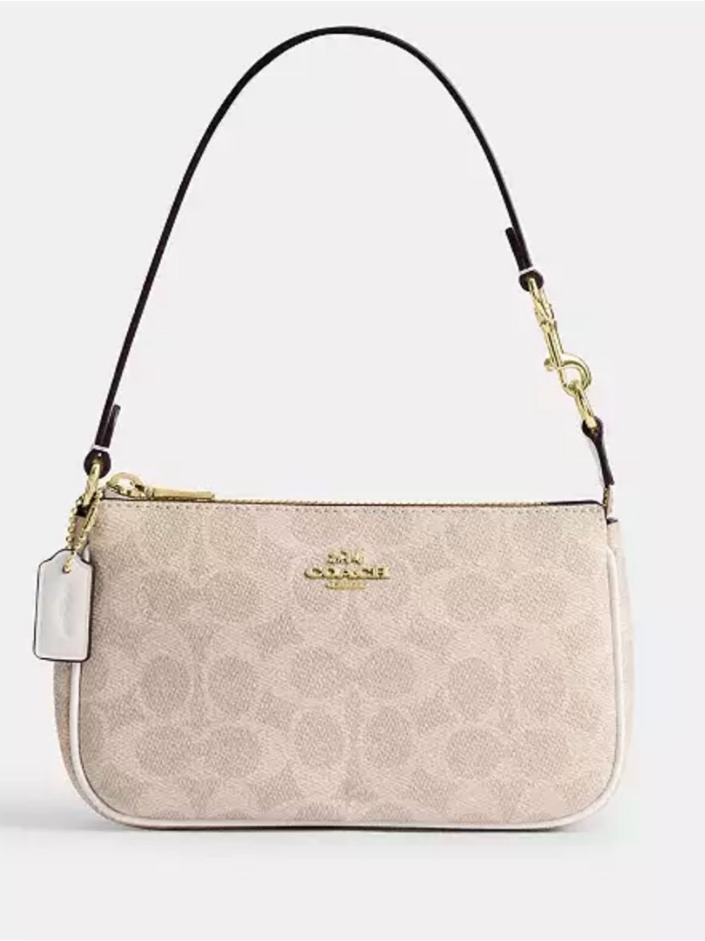 Coach Nolita 19 Mini Shoulder Bag in Neutral Beige